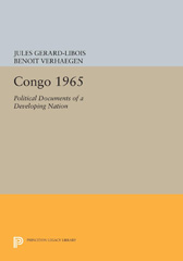 eBook, Congo 1965 : Political Documents of a Developing Nation, Princeton University Press