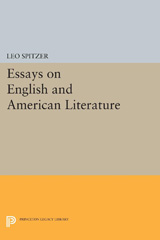 E-book, Essays on English and American Literature, Princeton University Press
