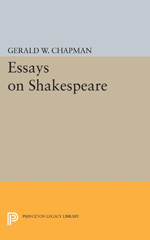 eBook, Essays on Shakespeare, Chapman, Gerald Wester, Princeton University Press