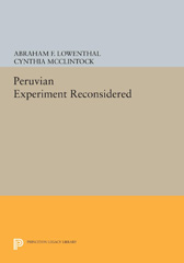 E-book, The Peruvian Experiment Reconsidered, Princeton University Press