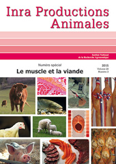 E-book, Le muscle et la viande : Numéro spécial Inra productions animales, Inra