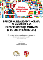 E-book, Principio, realidad y norma : el valor de las exposiciones de motivos (y de los preámbulos), Cardeira Bravo De Mansilla, Guillermo, Reus