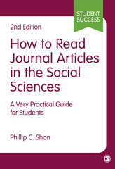 E-book, How to Read Journal Articles in the Social Sciences : A Very Practical Guide for Students, SAGE Publications Ltd
