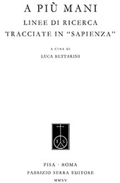 E-book, A più mani : linee di ricerca tracciate in "Sapienza", Fabrizio Serra