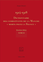 E-book, 1914-1918 Dictionnaire des combattants de la Manche Morts pour la France, Renard, Jacques Marcel, SPM