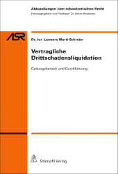 E-book, Vertragliche Drittschadensliquidation : Geltungsbereich und Durchführung, Stämpfli Verlag