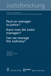 E-book, Peut-on manager la justice ? Kann man die Justiz managen? Can we manage the judiciary?, Stämpfli Verlag
