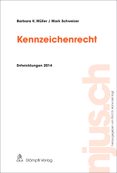 E-book, Kennzeichenrecht : Entwicklungen 2014, Stämpfli Verlag
