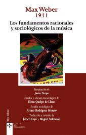 E-book, Los fundamentos racionales y sociológicos de la música, Tecnos
