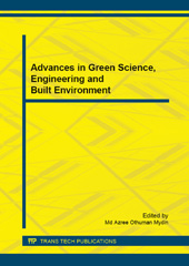 E-book, Advances in Green Science, Engineering and Built Environment, Trans Tech Publications Ltd