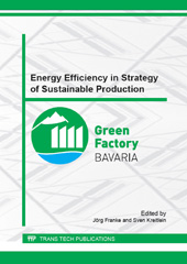 E-book, Energy Efficiency in Strategy of Sustainable Production, Trans Tech Publications Ltd