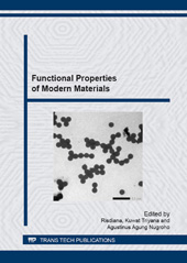 E-book, Functional Properties of Modern Materials, Trans Tech Publications Ltd
