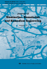 eBook, Journal of Biomimetics, Biomaterials and Biomedical Engineering, Trans Tech Publications Ltd