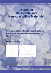 E-book, Journal of Metastable and Nanocrystalline Materials, Pokutnyi, Sergey I., Trans Tech Publications Ltd