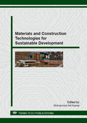 eBook, Materials and Construction Technologies for Sustainable Development, Trans Tech Publications Ltd