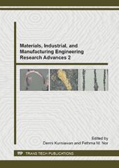 E-book, Materials, Industrial, and Manufacturing Engineering Research Advances 2, Trans Tech Publications Ltd