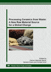 E-book, Processing Ceramics from Waste : A New Raw Material Source for a Global Change, Trans Tech Publications Ltd
