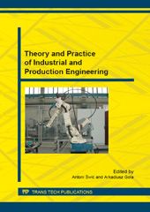 E-book, Theory and Practice of Industrial and Production Engineering, Trans Tech Publications Ltd