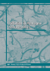E-book, Diffusion in Hydrogen Storage Alloys, Trans Tech Publications Ltd