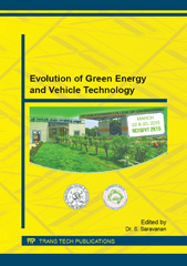 eBook, Evolution of Green Energy and Vehicle Technology, Trans Tech Publications Ltd