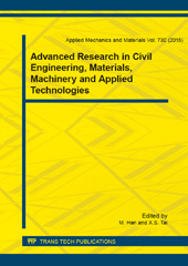 E-book, Advanced Research in Civil Engineering, Materials, Machinery and Applied Technologies, Trans Tech Publications Ltd
