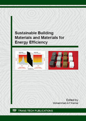 eBook, Sustainable Building Materials and Materials for Energy Efficiency, Trans Tech Publications Ltd