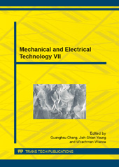 eBook, Mechanical and Electrical Technology VII, Trans Tech Publications Ltd