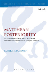 E-book, Matthean Posteriority, T&T Clark