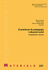eBook, El pràcticum de pedagogia i educació social : competències i recursos, Universitat Autònoma de Barcelona
