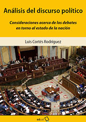 E-book, Análisis del discurso político : consideraciones acerca de los debates en torno al estado de la nación, Cortés Rodríguez, Luis, Universidad de Almería