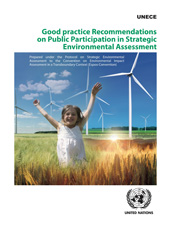 E-book, Good Practice Recommendations on Public Participation in Strategic Environmental Assessment : Prepared under the Protocol on Strategic Environmental Assessment to the Convention on Environmental Impact Assessment in a Transboundary Context (Espoo Convention), United Nations Publications