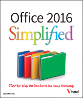E-book, Office 2016 Simplified, Visual