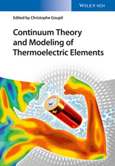 E-book, Continuum Theory and Modeling of Thermoelectric Elements, Wiley