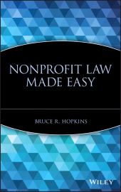 E-book, Nonprofit Law Made Easy, John Wiley & Sons
