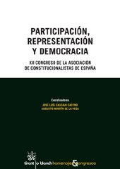 E-book, Participación, Representación y Democracia XII Congreso de la Asociación de Constitucionalistas de España, Tirant lo Blanch
