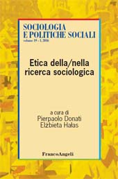 Article, Sociologia ed etica nella società morfogenetica : un'interpretazione relazionale delle loro connessioni, Franco Angeli