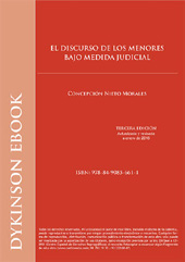 eBook, Discurso de los menores bajo medida judicial, Nieto Morales, Concepción, Dykinson