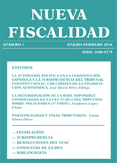 Fascicolo, Nueva fiscalidad : 1, 2016, Dykinson