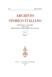Fascicolo, Archivio storico italiano : 647, 1, 2016, L.S. Olschki
