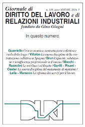 Artículo, Le reti Gucci ed Esaote : un'analisi di diritto del lavoro, Franco Angeli