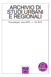 Issue, Archivio di studi urbani e regionali : 116, 2, 2016, Franco Angeli