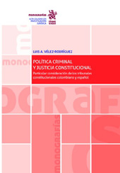 E-book, Política criminal y justicia constitucional, Tirant lo Blanch