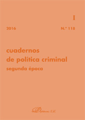 Fascicule, Cuadernos de Política Criminal : 118, I, 2016, Dykinson