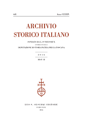 Fascicule, Archivio storico italiano : 648, 2, 2016, L.S. Olschki