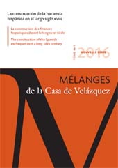 Issue, Mélanges de la Casa Velázquez : 46, 1, 2016, Casa de Velázquez