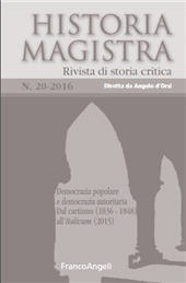 Fascículo, Historia Magistra : rivista di storia critica : 20, 1, 2016, Franco Angeli