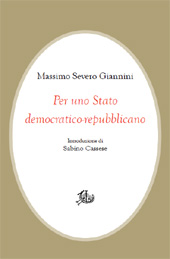 E-book, Per uno Stato democratico-repubblicano, Giannini, Massimo Severo, Edizioni di storia e letteratura