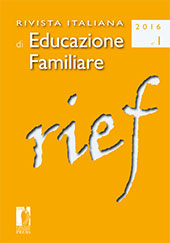 Issue, Rivista italiana di educazione familiare : 1, 2016, Firenze University Press