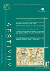 Fascicule, Aestimum : 68, 1, 2016, Firenze University Press