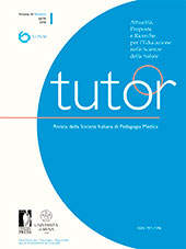 Issue, Tutor : rivista della Società Italiana di Pedagogia Medica : 16, 1, 2016, Firenze University Press